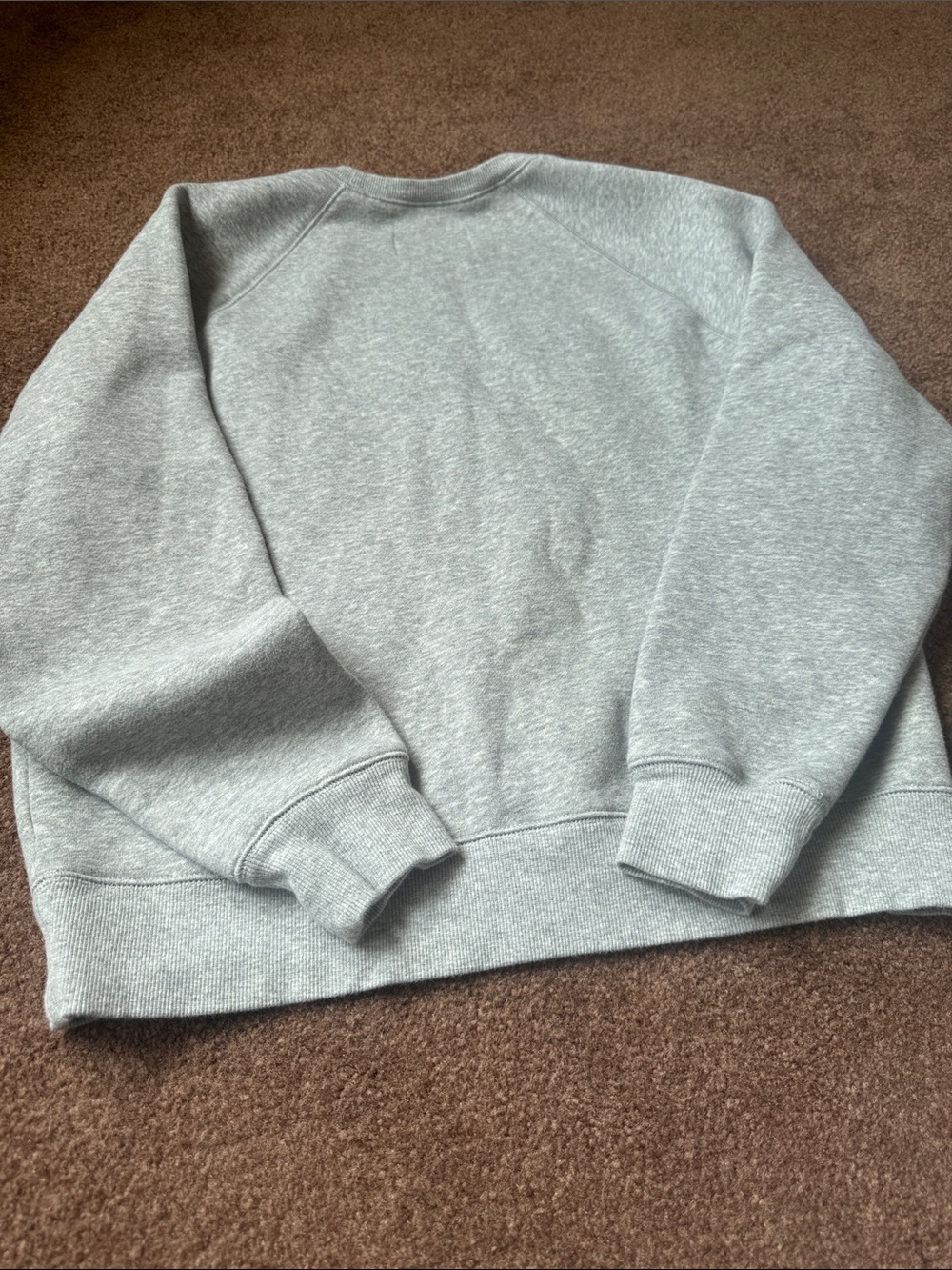 UGG Light Gray Fleece-Lined Crewneck Sweatshirt - Picture 5 of 7